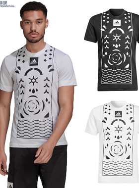 Adidas阿迪达斯网球服男 24年法网西西帕斯短袖T恤HA2552 HA2554