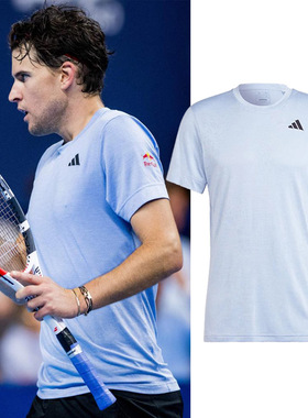 Adidas阿迪达斯网球服男 25年蒂姆吴易昺美网速干短袖T恤IA8288
