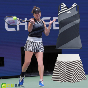 Adidas阿迪达斯网球服王欣瑜女子无袖背心运动上衣速干网球短裙