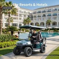 Electric golfcart, golfcart, scenic area shuttle, homestay, house viewing, patrol, golfcart, four-wheel sightseeing vehicle thumbnail 4