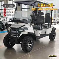 Electric golfcart, golfcart, scenic area shuttle, homestay, house viewing, patrol, golfcart, four-wheel sightseeing vehicle thumbnail 3