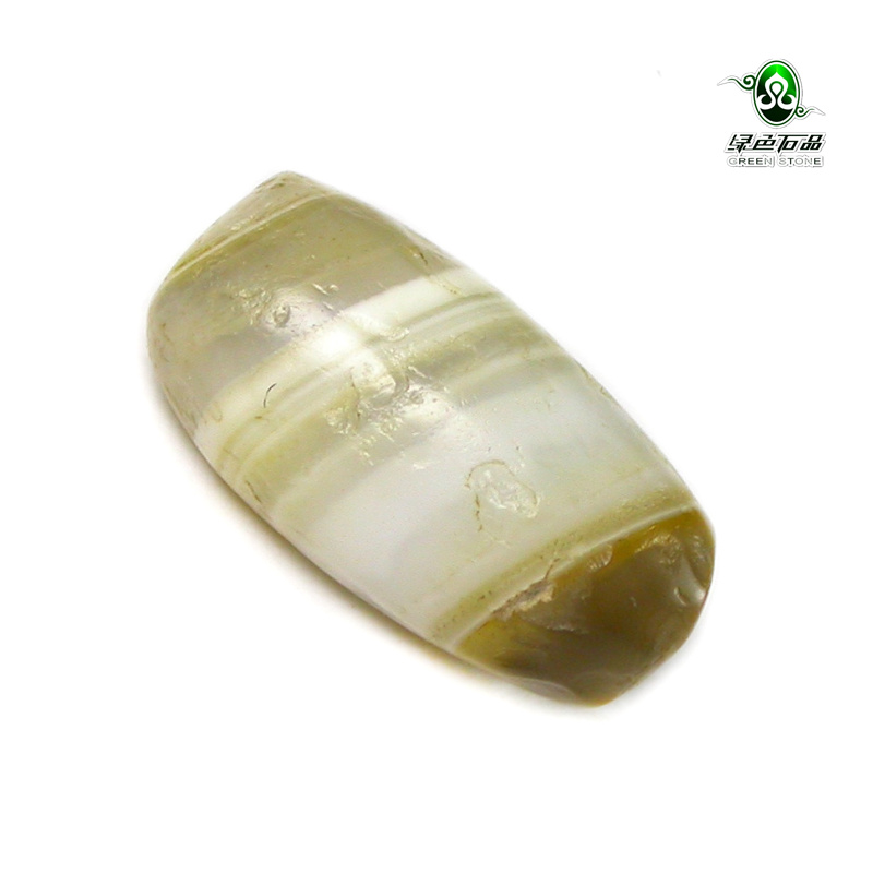 实物拍照 不还价 老缠丝玛瑙珠子 DIY珠宝散珠配珠as1087