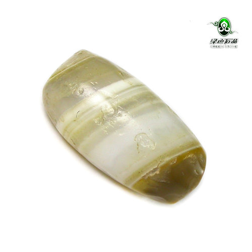 实物拍照 不还价 老缠丝玛瑙珠子 DIY珠宝散珠配珠as1087