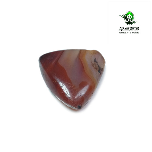 Lssp/绿色石品散珠半成品老玛瑙
