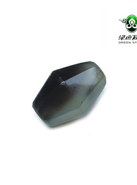 实物拍照wp1272 不还价 伊达尔青灰色多棱散珠玛瑙多宝配珠