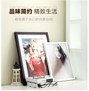 欧式简约画框定制照片挂墙广告画创意拼图框装裱画框相框定做