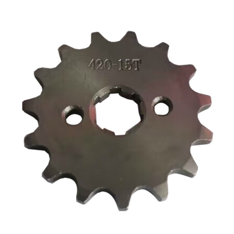 摩托车链盘428改装小齿13-14-15-16-17齿小链轮加大牙盘小飞齿轮