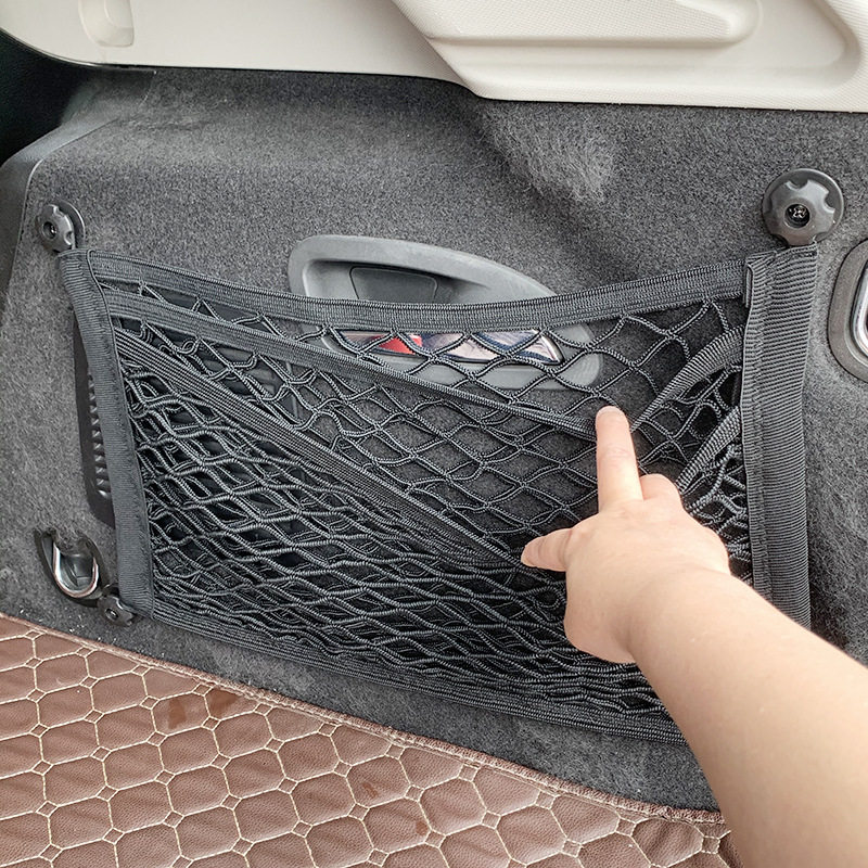 适用沃尔沃xc60 s90 xc90汽车用品s60xc40后备箱收纳箱网兜改装件