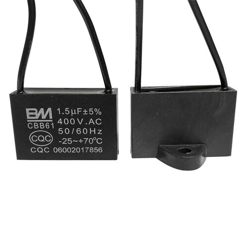 通用CBB61 1.5UF 450V美的艾美特电风扇吊扇落地扇运行启动电容器