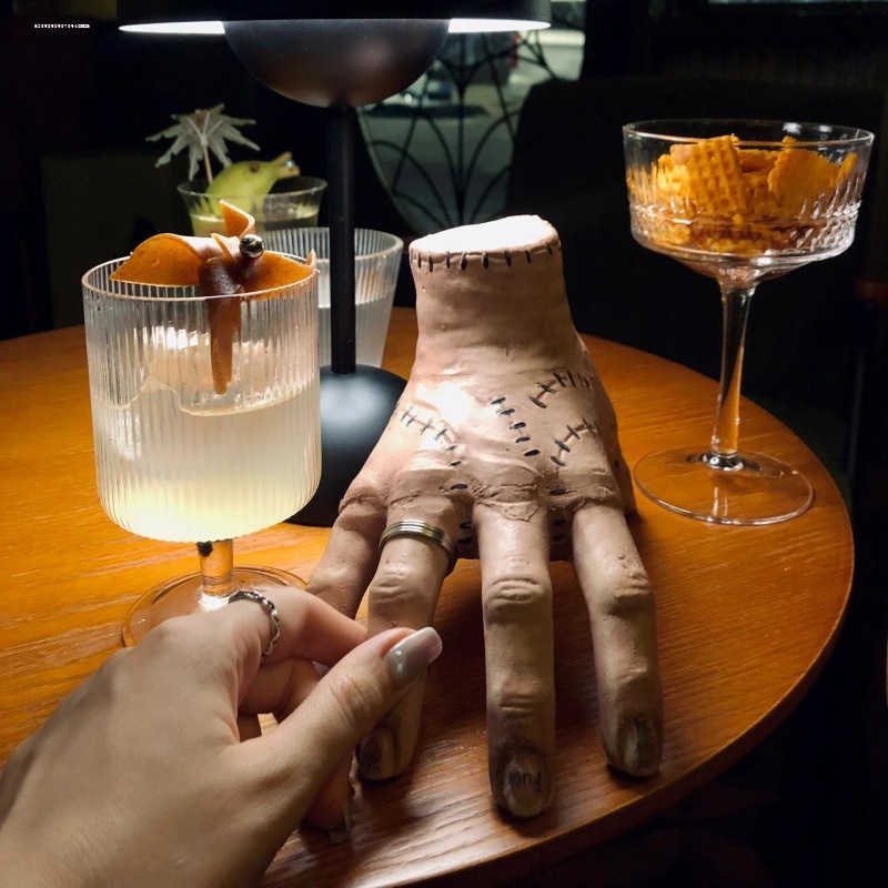 Wednesday thing手掌摆件恐怖亚当斯断手一家星期三断手乳胶