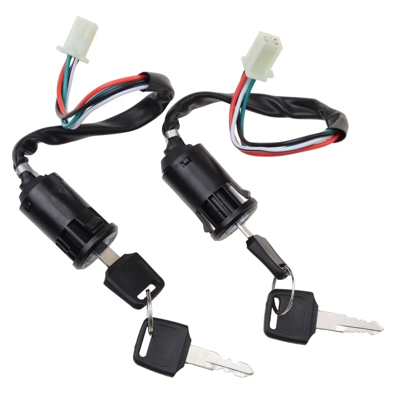 越野摩托车改装配件 通用小高赛ATV沙滩车启动点火开关电门锁钥匙