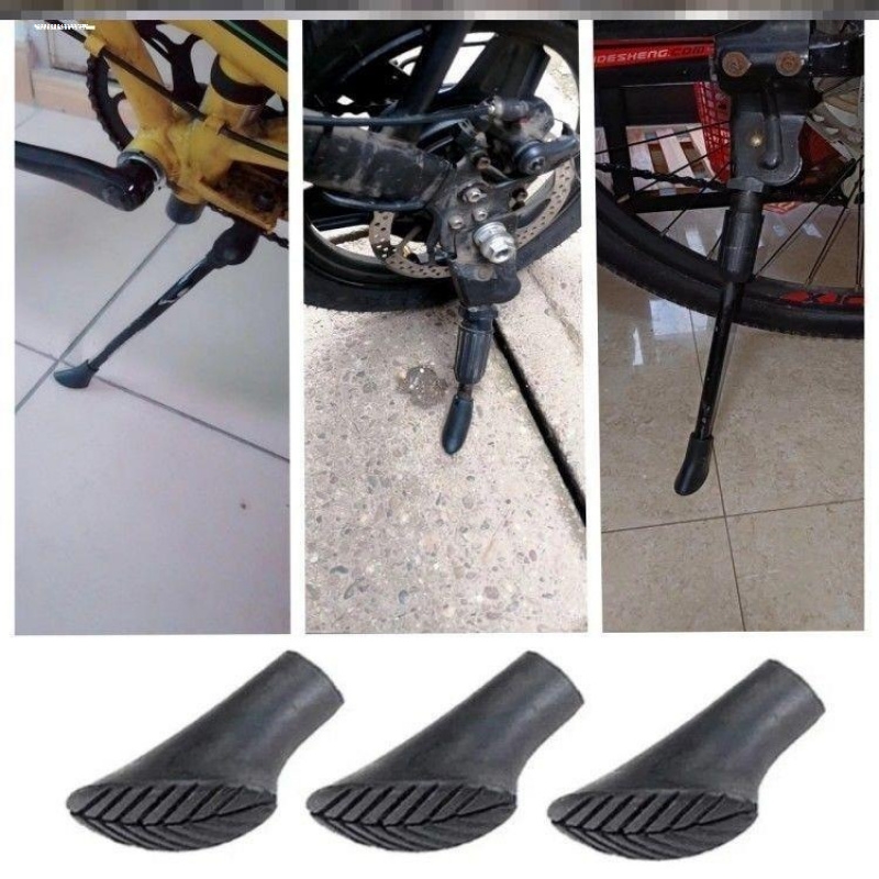 电动车摩托车脚撑保护套固定器胶垫脚撑套电瓶车脚垫山地自行车