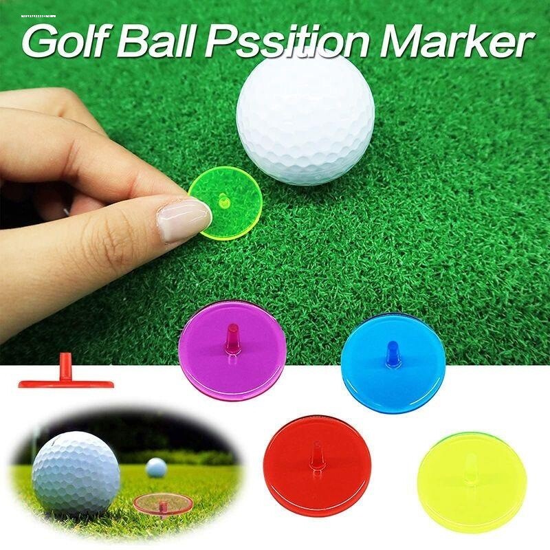 高尔夫球标新品塑料透明Marker高尔夫用品配件马克球位标