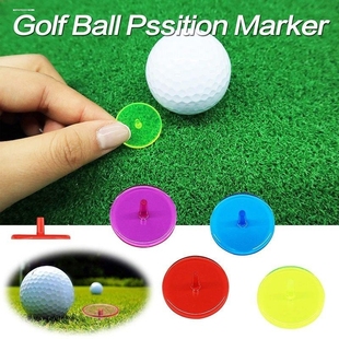 高尔夫球标新品塑料透明Marker高尔夫用品配件马克球位标