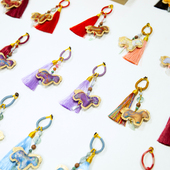 水舞非遗手作国风小众宋锦送礼包挂马年婚礼伴手礼流苏可爱挂饰品