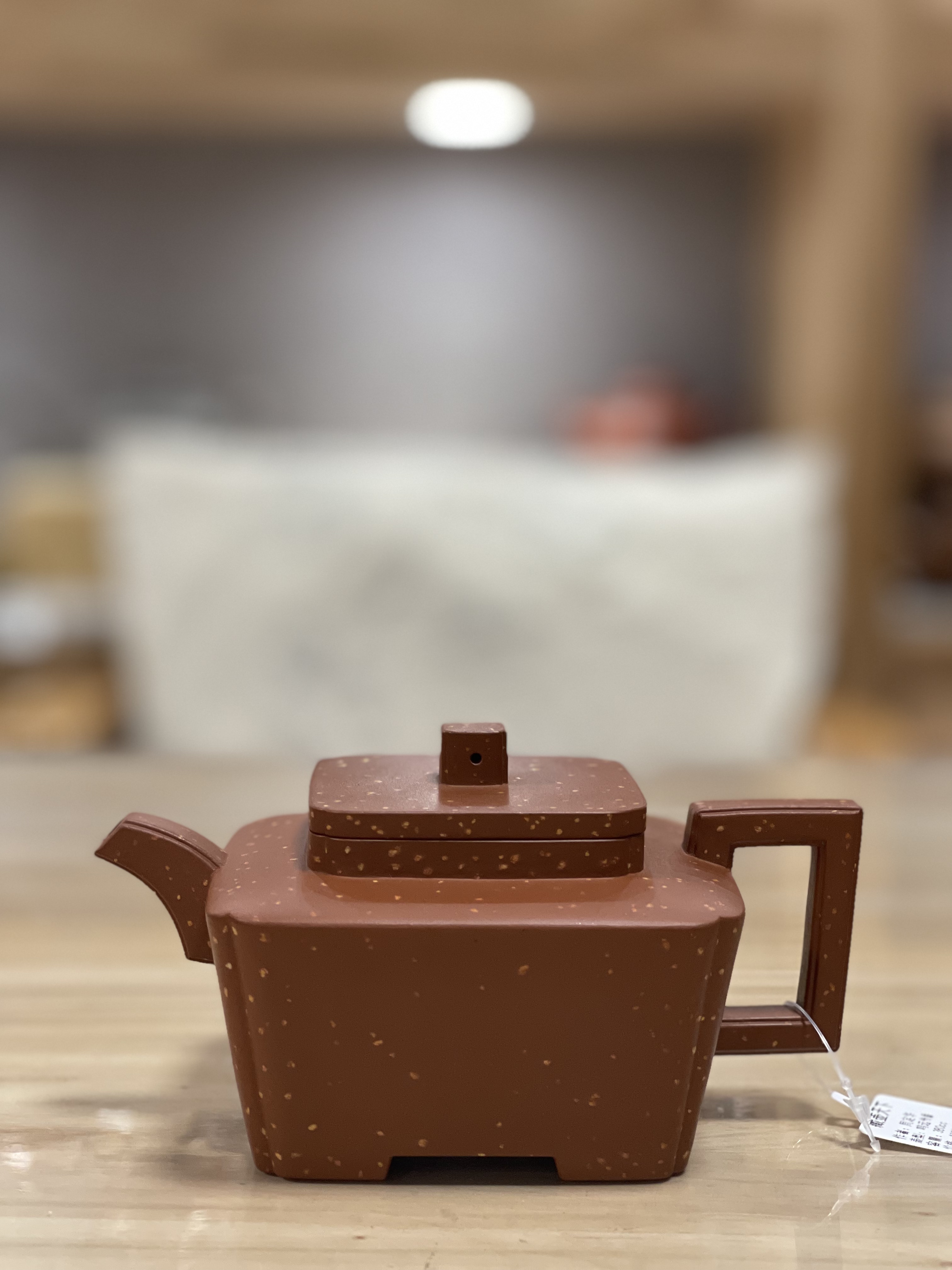 周定华老师紫砂壶作品方器传香壶现货一把证件齐全实物拍摄铺沙