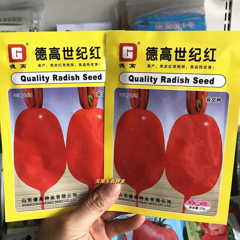德高世纪红萝卜种子红皮白肉满身红罗卜种籽秋季播种农家蔬菜种孑