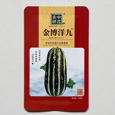 金博洋九甜瓜种子500粒/袋肉厚酥脆浓香甘甜稳产高产抗旱耐低温