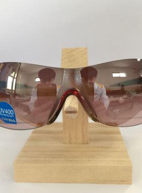 欧野户外无框舒适风红色太阳镜