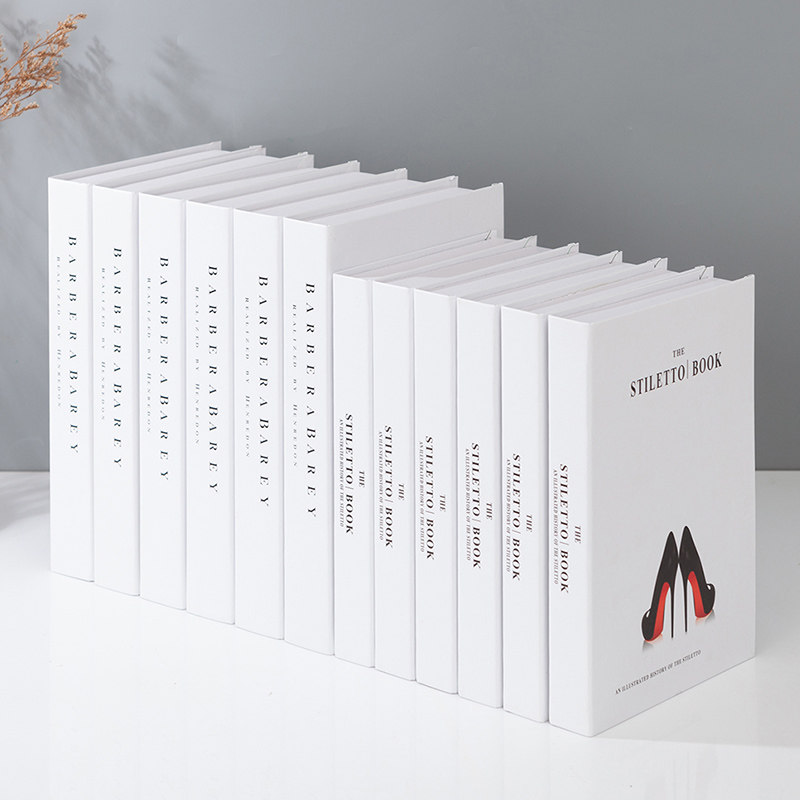 假书摆件现代简约装饰书客厅电视柜创意饰品摆设道具模型书仿真书