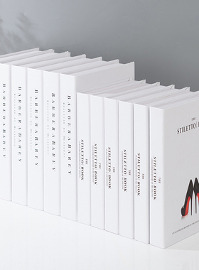 现代简约电视柜饰品摆设仿真书