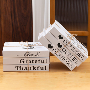 diy 书本摆件组合假书样板间书柜道具模型书客厅仿真书装饰书饰品