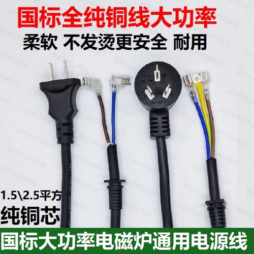 国标纯铜大功率电磁炉专用电源线