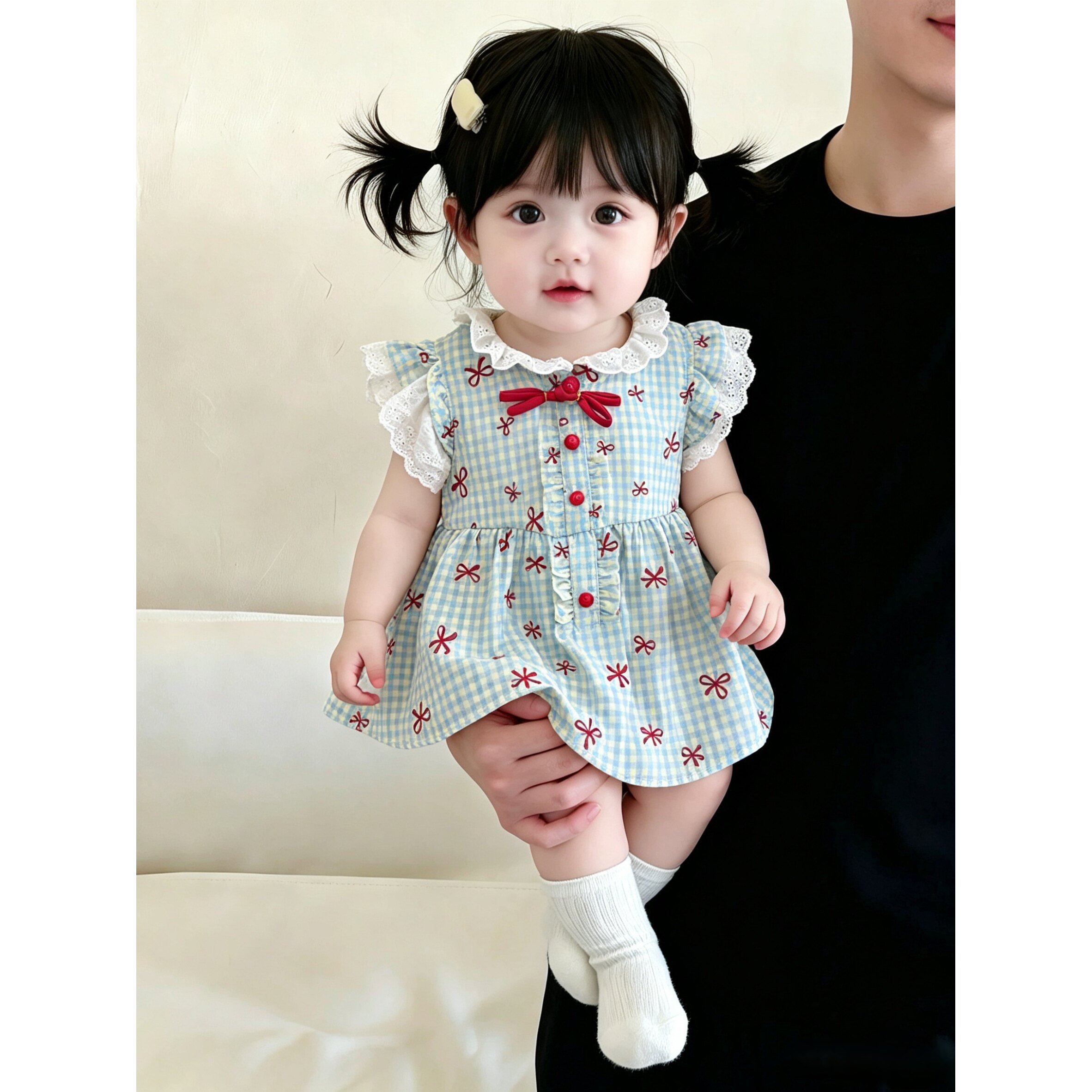 婴儿夏薄款衣服女宝宝公主风甜美可爱包屁衣小月龄夏天巨好看哈衣图片