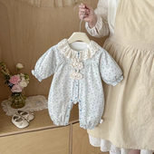 春季 婴儿连体衣宝宝爬服纯棉连体衣婴儿衣服小月龄外出服