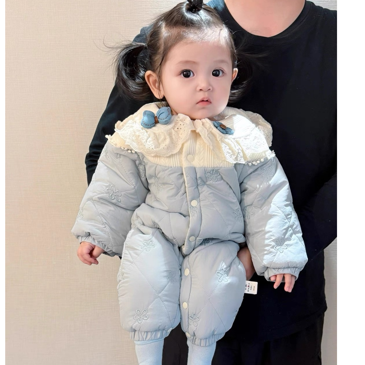 2025冬婴儿连体衣加绒夹棉爬爬服可爱超萌小兔女宝宝哈衣加厚保暖,童装/婴儿装/亲子装,连身衣/爬服/哈衣,淘宝优惠券,粉丝福利购,淘宝优惠卷