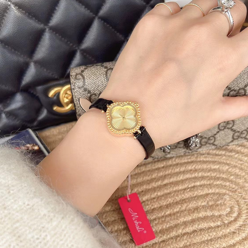 金色女士手表米莉莎复古时尚表带