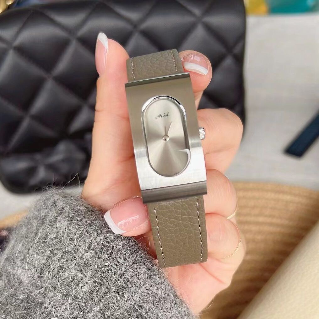 长方形手表Mishali复古简约