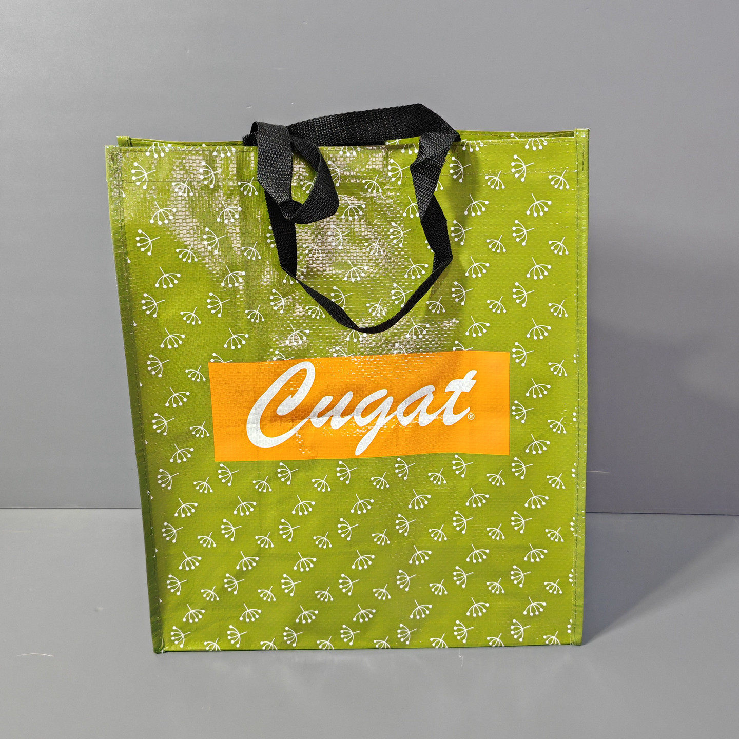 外贸单大容量小清新防水编织袋覆膜购物袋超市手提袋单肩包收纳袋