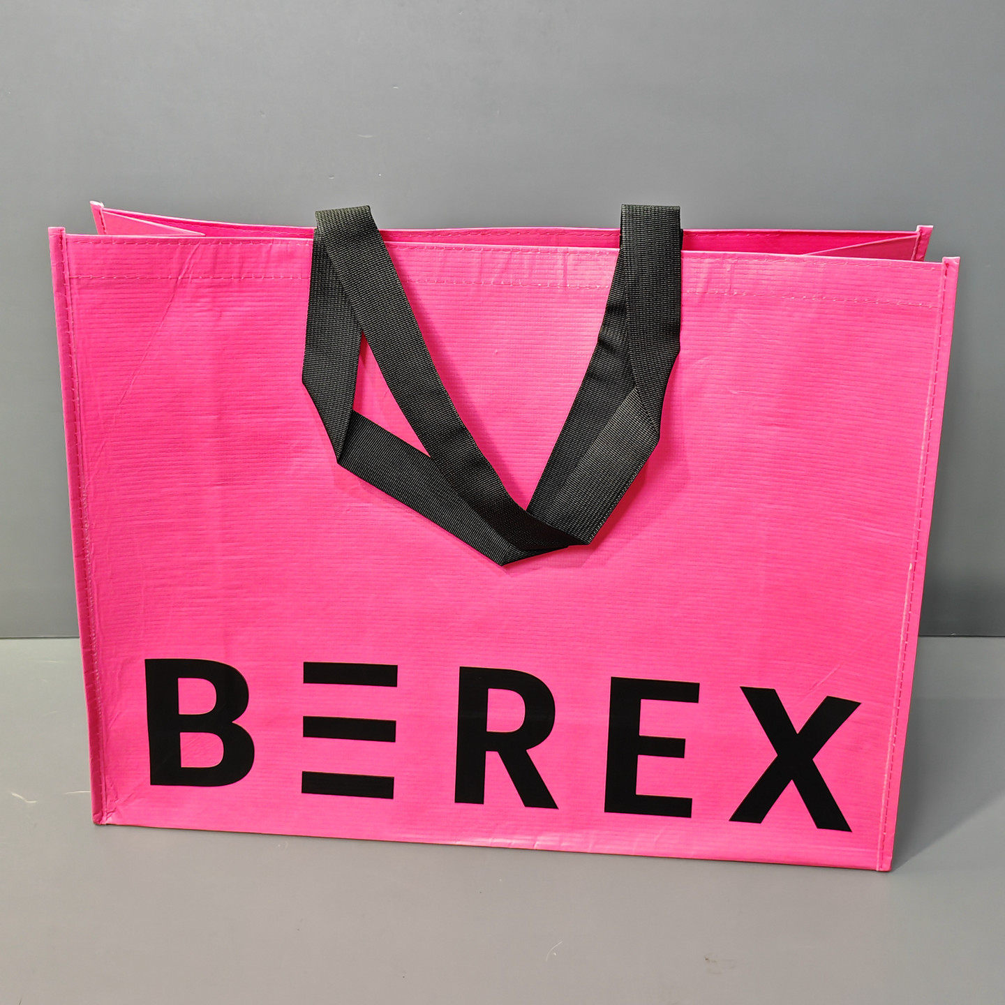 外贸单大容量小清新双面防水覆膜购物袋超市手提袋单肩包收纳袋