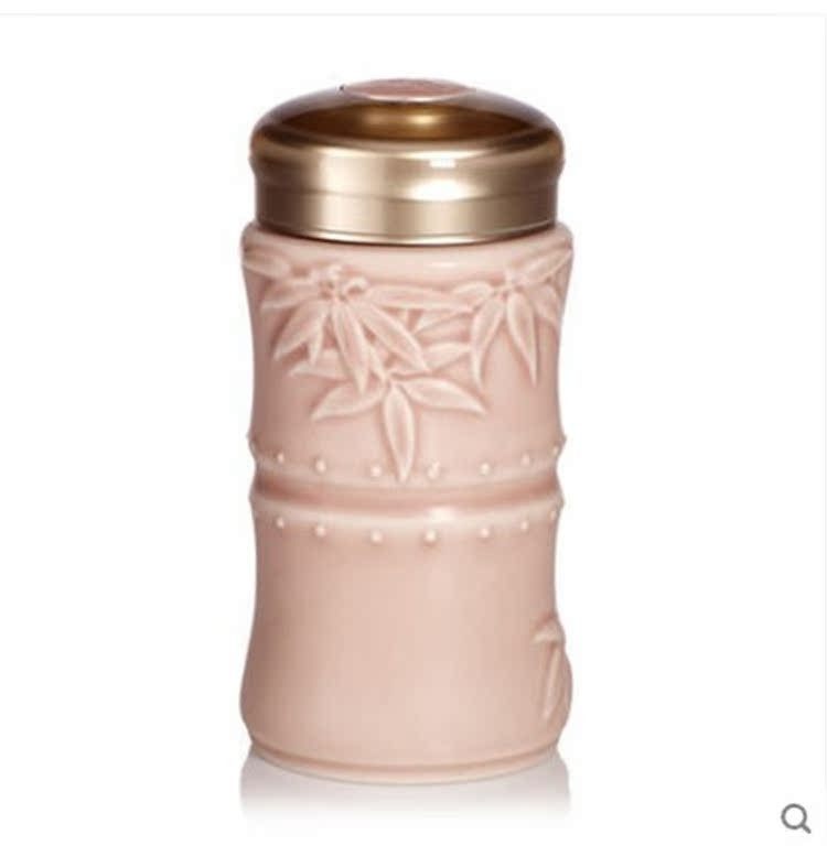 乾唐轩活瓷儿童男女学生茶饮品杯保温杯陶瓷水杯储酒具器礼品