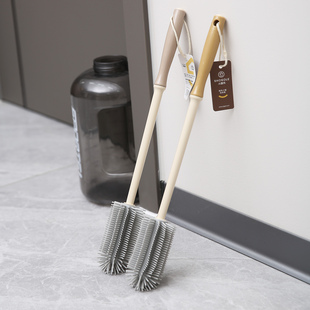 硅胶杯刷水瓶长柄清洁刷杯盖缝隙刷奶瓶建投刷吸管刷多功能清洁刷