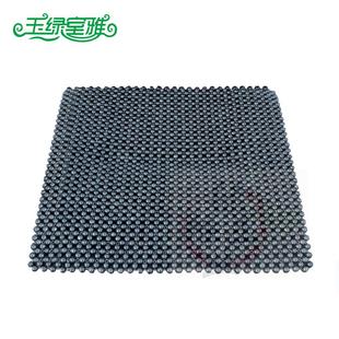 天然玉石垫子物理降温药王石座垫墨绿玉坐垫黑绿玉椅垫沙发垫凉垫