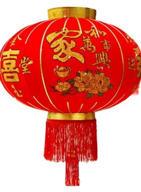 妙如意绒布大门阳台等红灯笼挂件