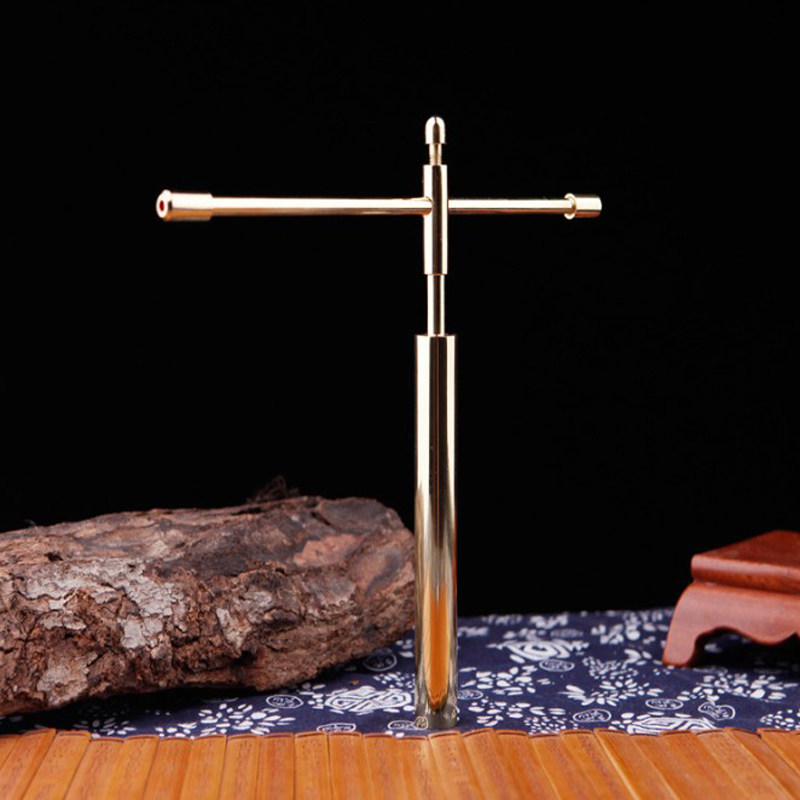 妙如意 堪舆寻龙尺铜地灵尺探测寻龙棒探龙针附使用说明书