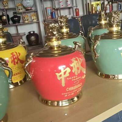 中秋送礼酱香型白酒5斤封坛老酒