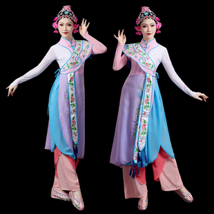 艺道演出服女赤伶舞蹈服装古典舞练功桃李杯俏花旦忆青衣京剧戏曲
