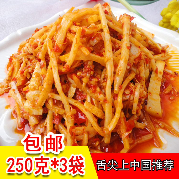 正宗广西酸笋红油酸竹笋丝臭笋即食桂林米粉螺蛳粉炒酸笋包邮
