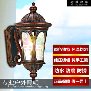 5191新款欧式压铸铝高端户外出口花园壁灯防水防潮不生锈庭院门灯