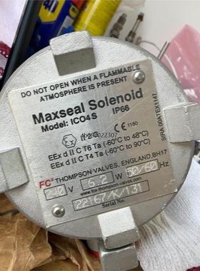 询价英格兰 汤普森阀 型号 ICO4S Maxseal 全新原议价