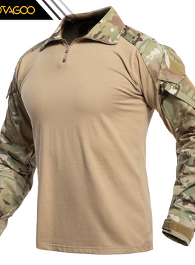 VOTAGOO Multicam原品面料 G3战斗T恤作训服男军迷彩户外蛙服上衣