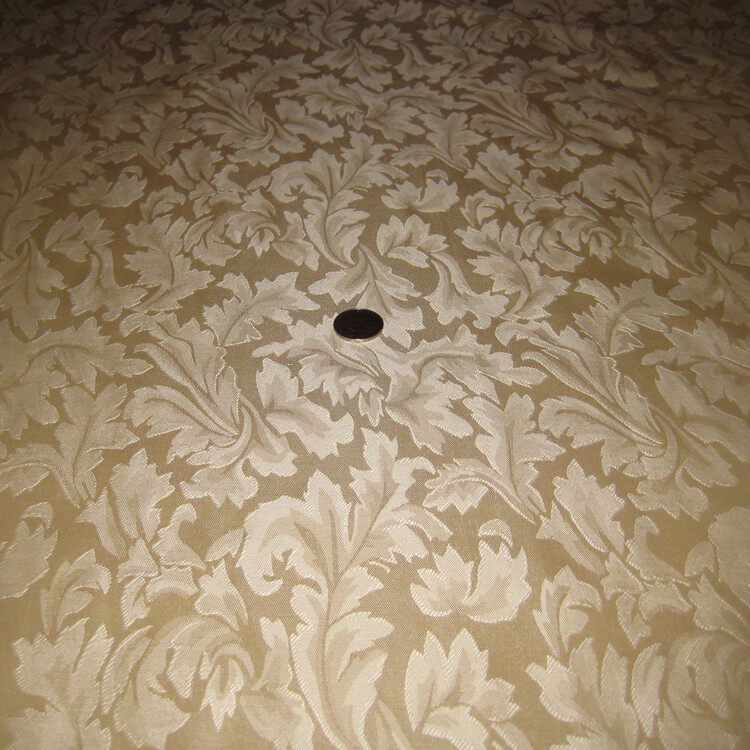 全涤纶化纤多用途日用品餐厅桌椅高档欧式提花布桑叶花装饰布面料