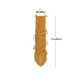 波西米亚家居装 帽架 饰 手工编织挂毯鸭舌帽收纳壁挂式 亚马逊新款