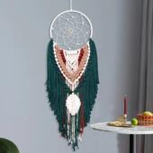 复古风树叶挂毯手工编织民宿酒店装 跨境 饰流苏壁挂背景墙大挂件