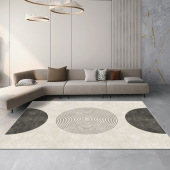 地毯极简风客厅大面积现代耐脏茶几毯家用免洗床边毯地卧室好打理