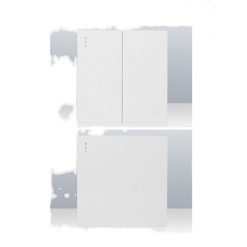 凌动开关单双三四开灵动熄灯不离线黑白金灰色可替换小米Yeelight